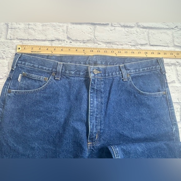 Carhartt Men's Relaxed Fit Blue Jeans. Size 42X30 - Picture 3 of 12